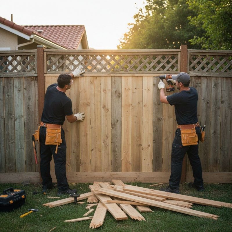 Local Yard Fence Repair pros at work