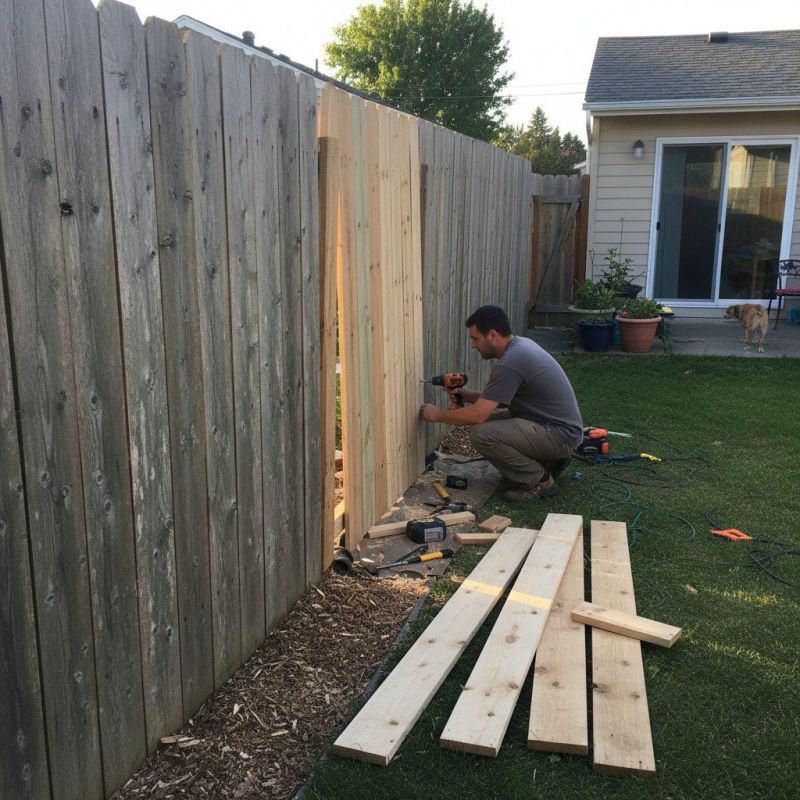 Yard Fence Repair