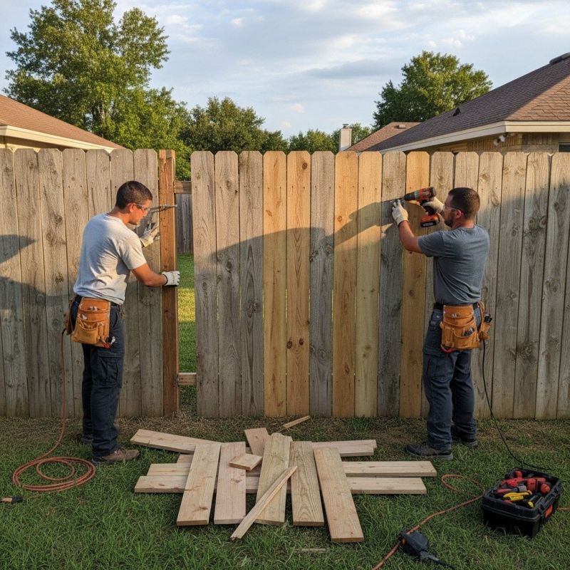 Yard Fence Repair
