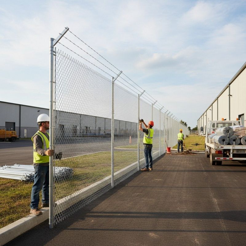 Cyclone Fence Installation