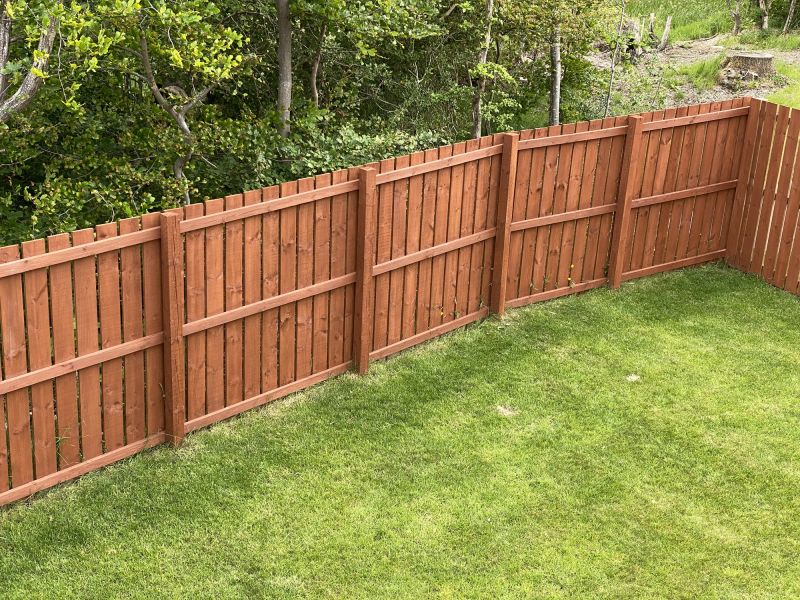 Repaired Fence Panels